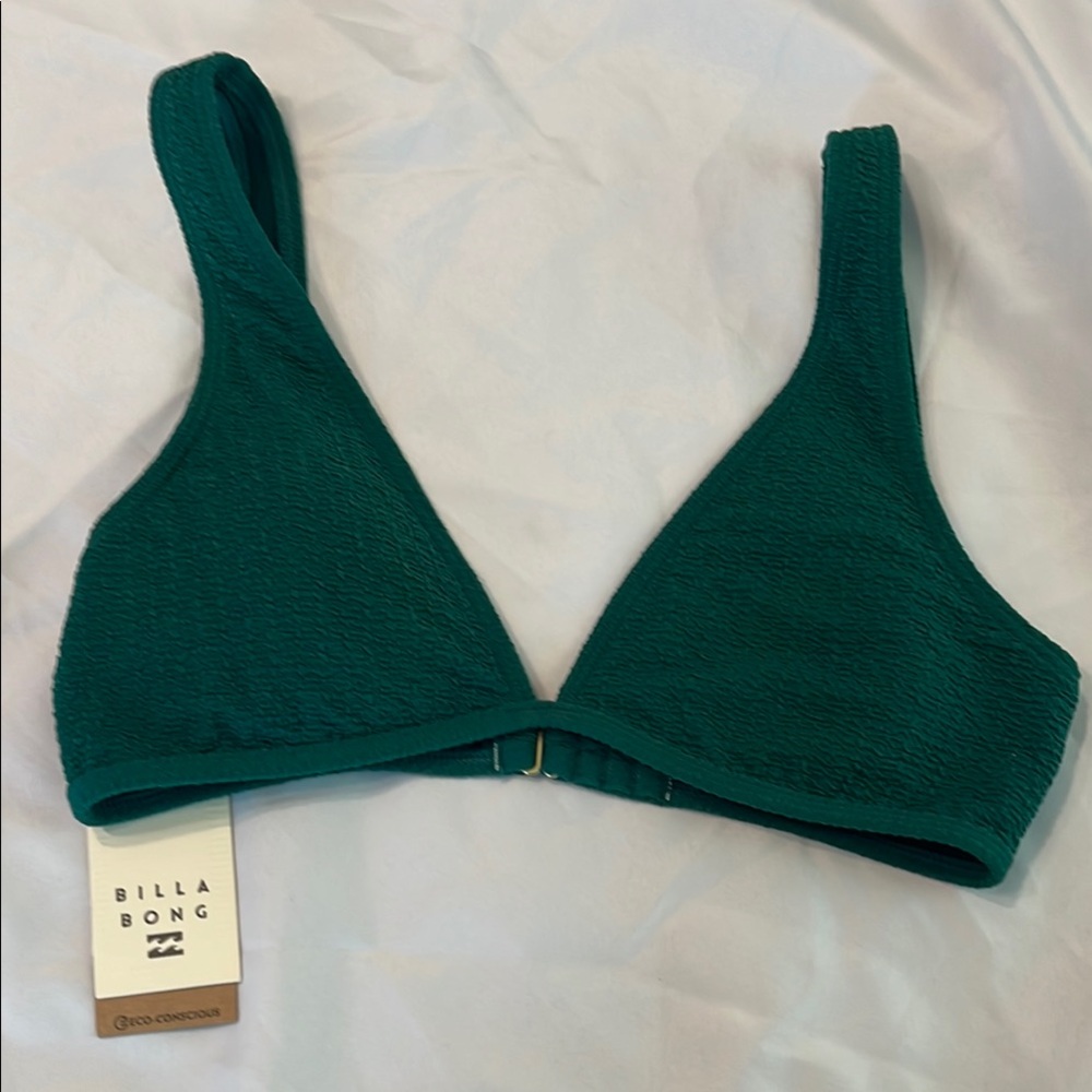 Billabong Deep Green Bikini Top So dazed Ava tank Large